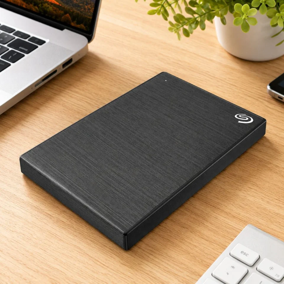 씨게이트 외장하드 데이터복구 외장HDD 전용파우치 3년보증정품 2TB, 블랙