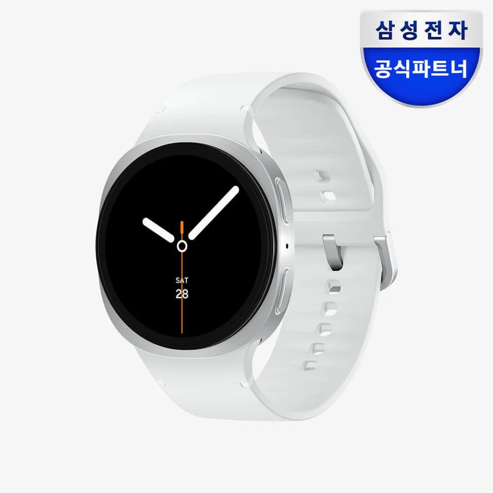 삼성 갤럭시 워치8 (강화유리 2매 패키지) 실버, 44mm, 블루투스