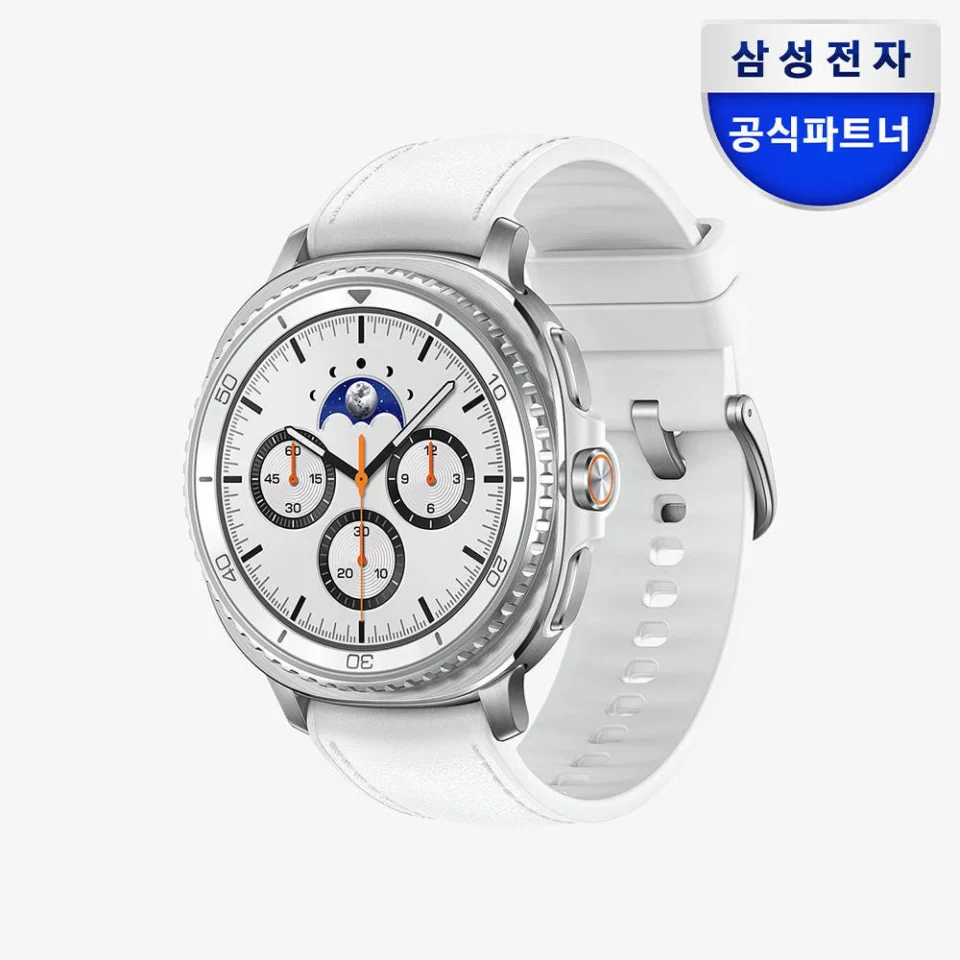 삼성 갤럭시 워치8 클래식 (강화유리 2매 패키지) 화이트, 46mm, 블루투스