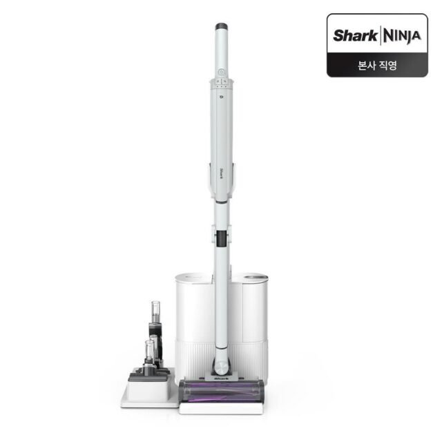 샤크 무선청소기 에보파워시스템 NEO+ LC351KRWH 초경량 자동먼지비움 화이트