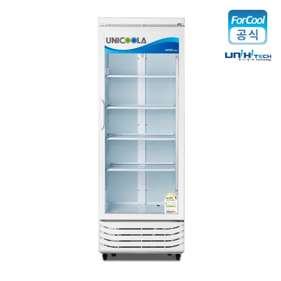 1등급 음료수 쇼케이스 냉장고 UN-465RF 꽃 카페 음료 주류 술 냉장